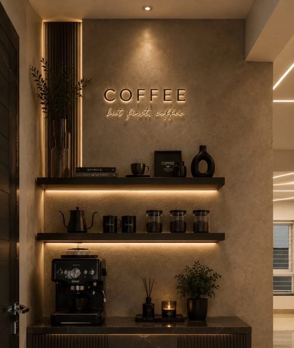 Minimal Coffee Corner