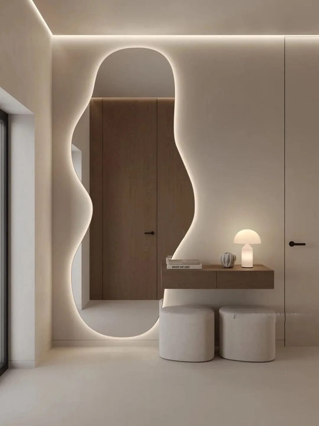 Mirror Wall Entry Feature