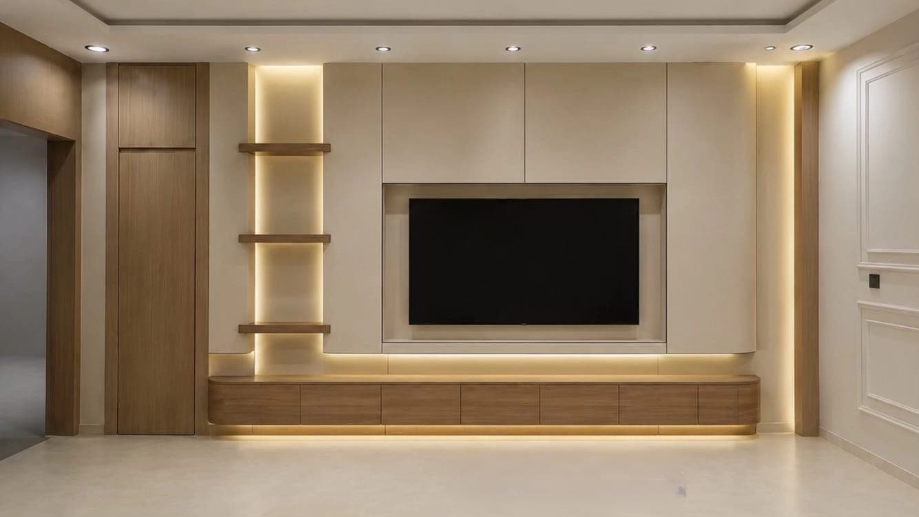 TV Room Media Wall 1