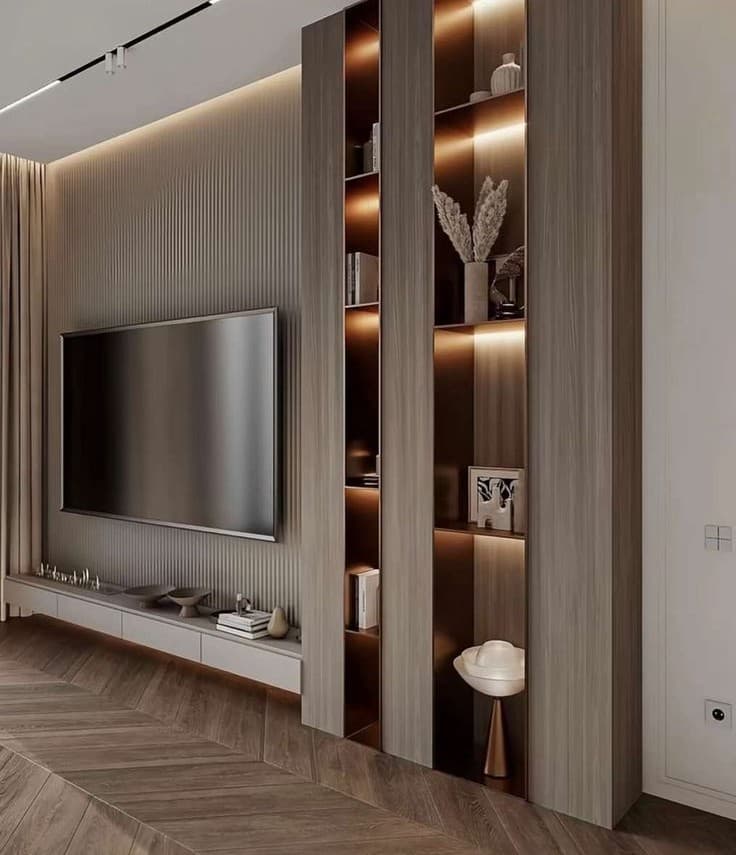TV Room Media Wall 11