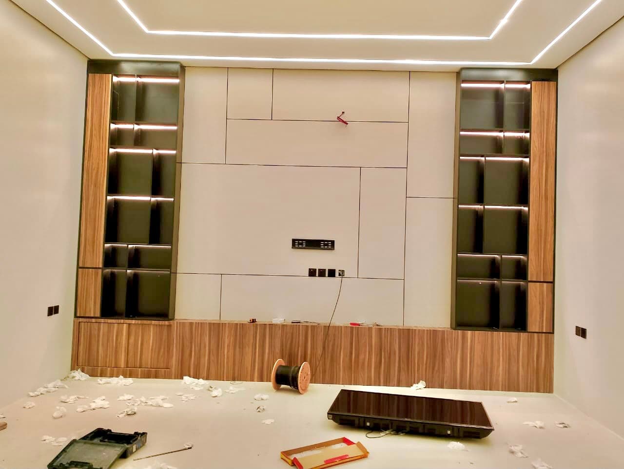 TV Room Media Wall 23