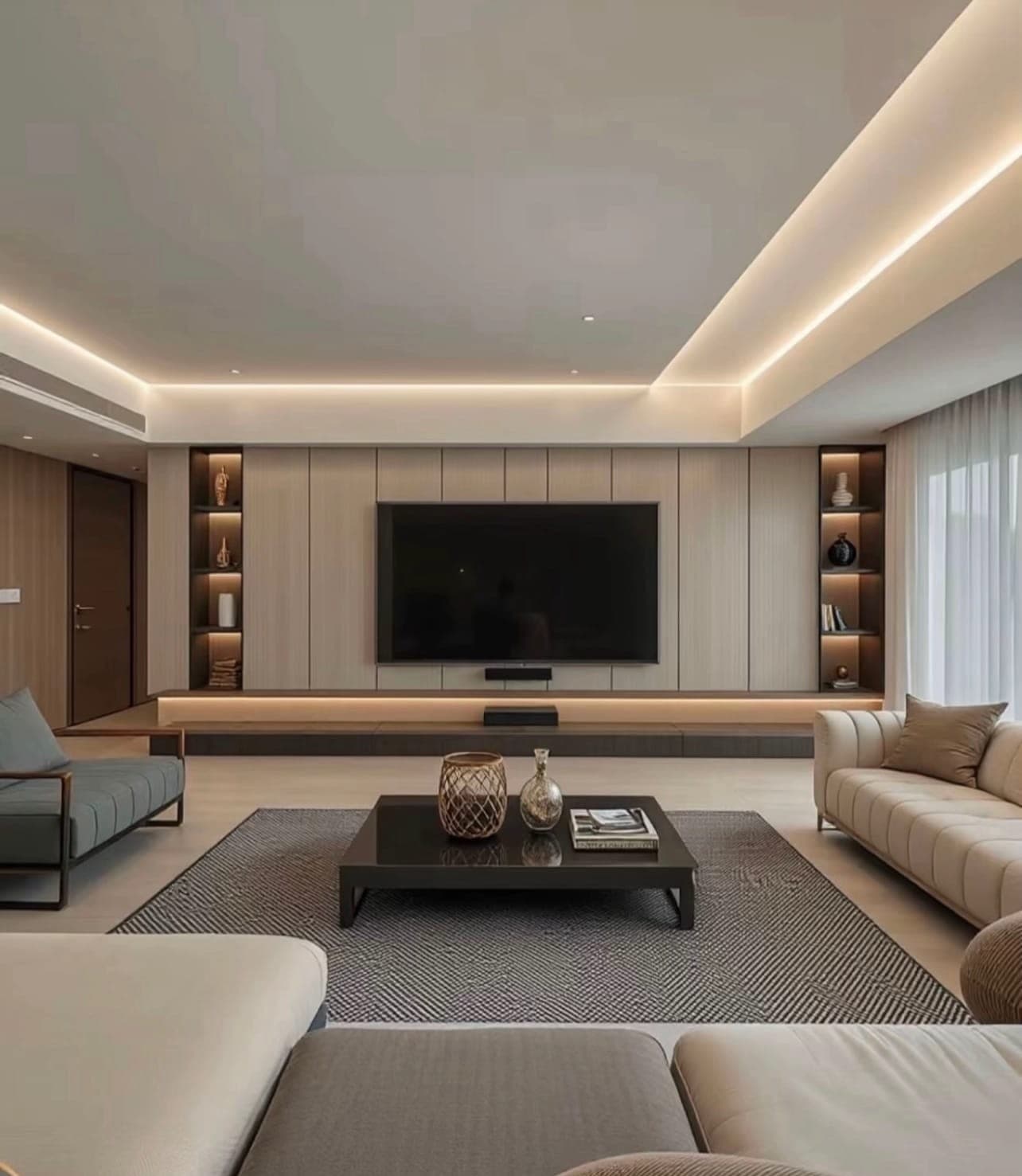 TV Room Media Wall 9